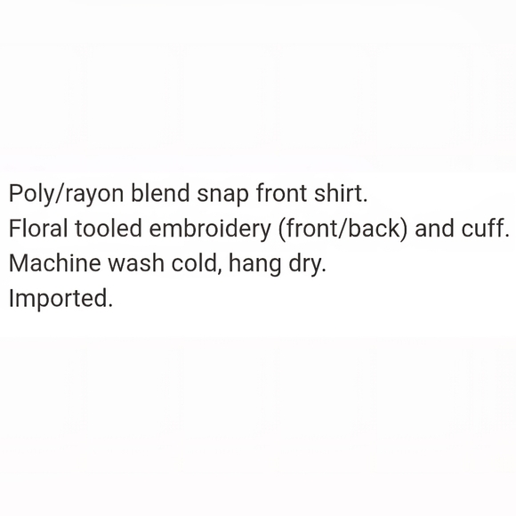 Vintage  Scully Gunfighter Men's Western Button Down Crimson w/caballero cuffs - Picture 15 of 15